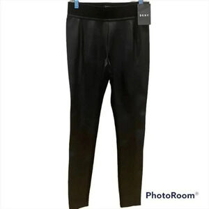 Dkny faux leather sneakers the front leggings